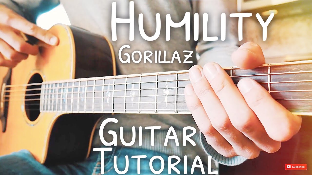 Humility Gorillaz Guitar Lesson for Beginners // Humility Guitar // Lesson #502