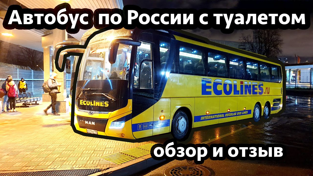 Автобус Ecolines из Санкт-Петербурга в Петрозаводск, Смоленск и Москву. Обзор автобуса Эколайнс