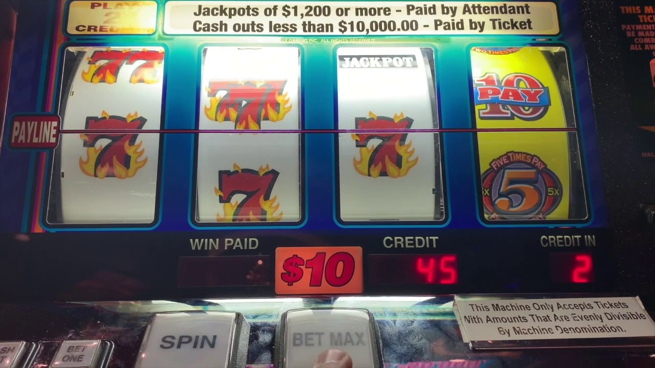 Blazing 7s - 2x5x10x Frenzy - $5 Wheel OF Fortune $25/Spin