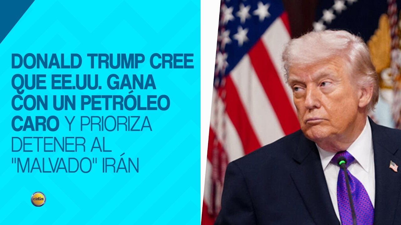 Donald Trump cree que EE.UU. gana con un petróleo caro y prioriza detener al 