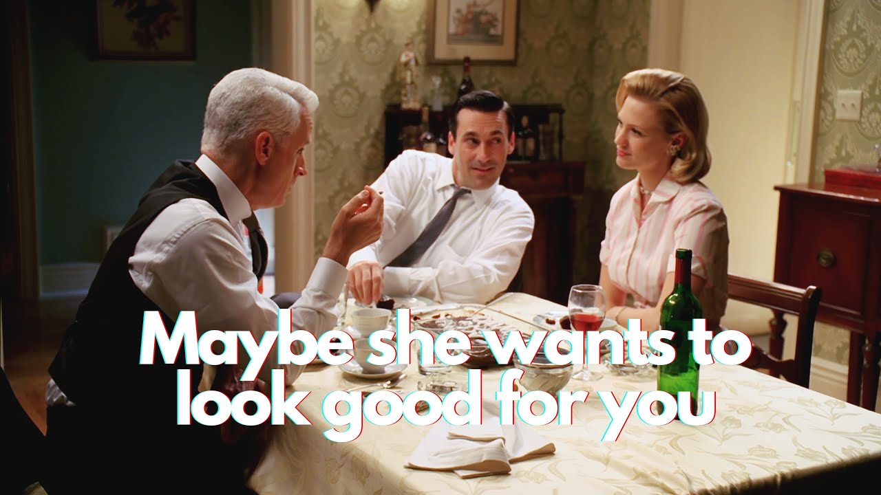 The best of MAD MEN 📺 Roger Don & Betty: Dinner pt. 1 | HD with subtitles