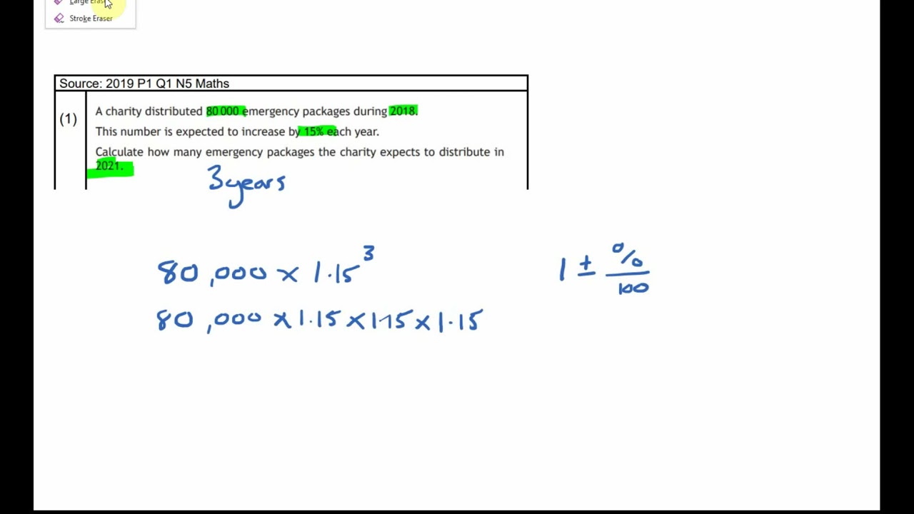 Nat 5 revision - Percentages