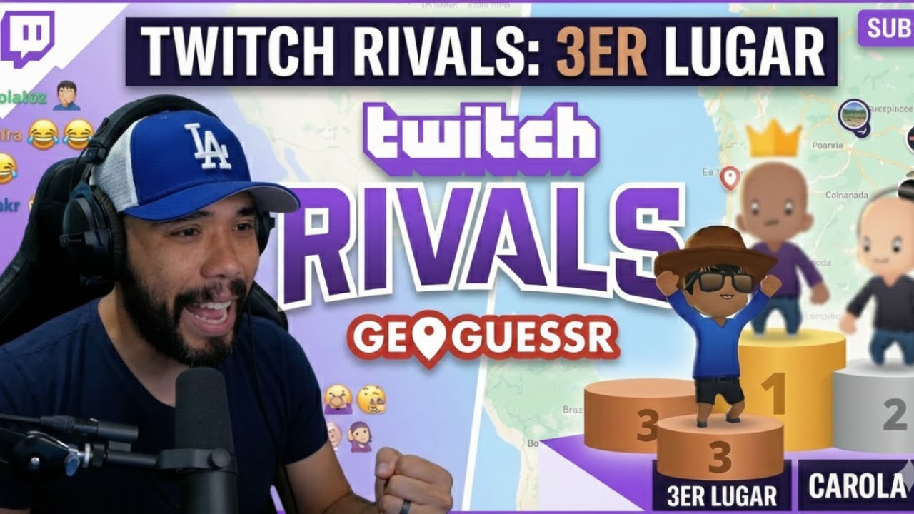QUEDANDO TERCER LUGAR EN GEOGUESSR | Twitch Rivals