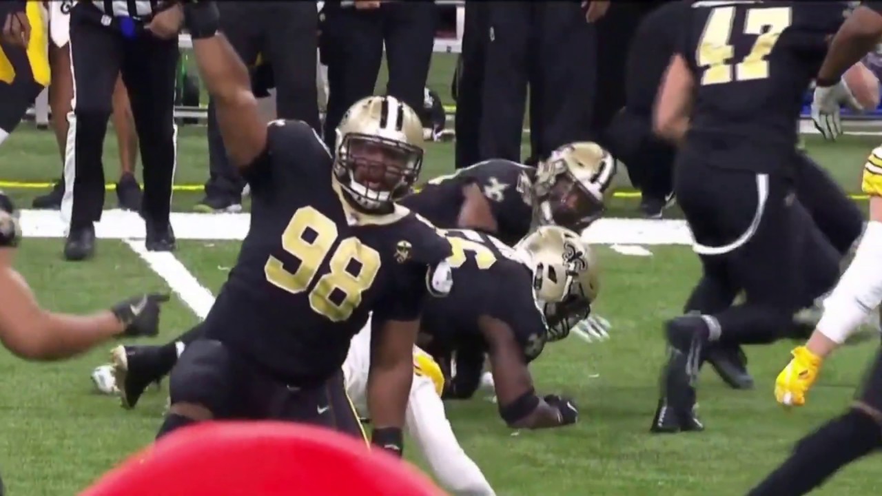JuJu Smith-Schuster Game Losing Fumble | Steelers vs. Saints | NFL