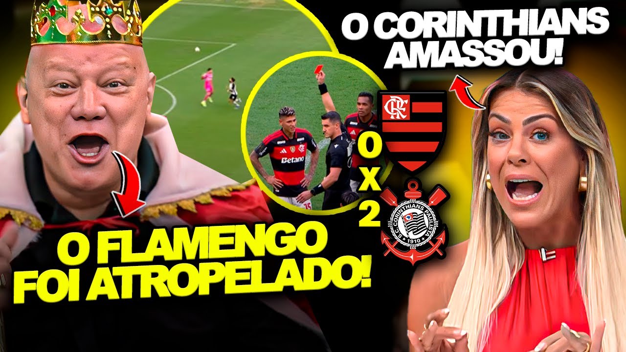 JOGO ABERTO ENLOUQUCEU COM SHOW DO TIMÃO APÓS AMASSO EM CORINTHIANS 2X0 FLAMENGO NA SUPERCOPA