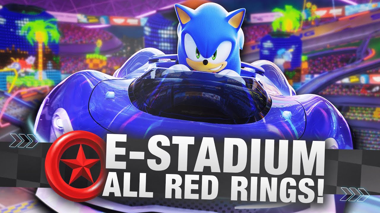 Sonic Racing CrossWorlds: All E-Stadium Red Star Ring Locations!
