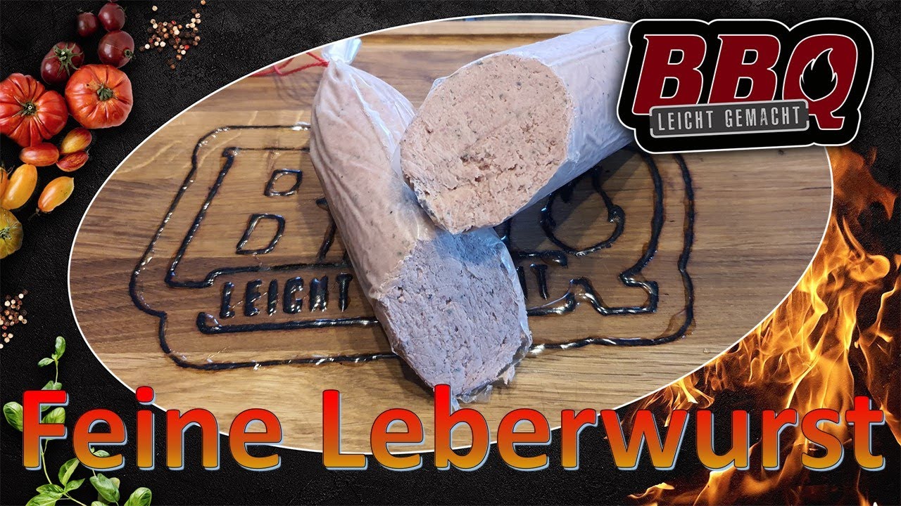 Feine Leberwurst selber machen.