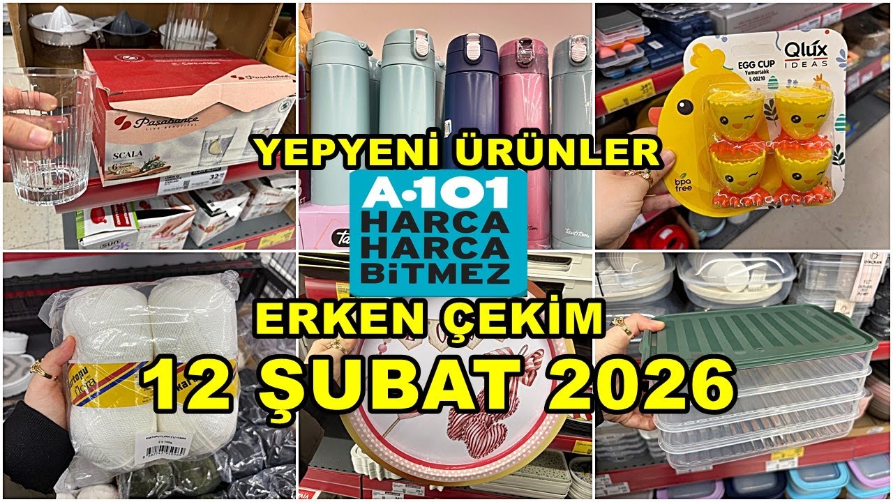 A101’E KOŞUN 💃/ERKEN ÇEKİM 12 ŞUBAT 2026💃İLK BİZ GÖSTERİYORUZ/İLK SEN GÖR🔥A101 BU HAFTA COŞUYOR!🔥