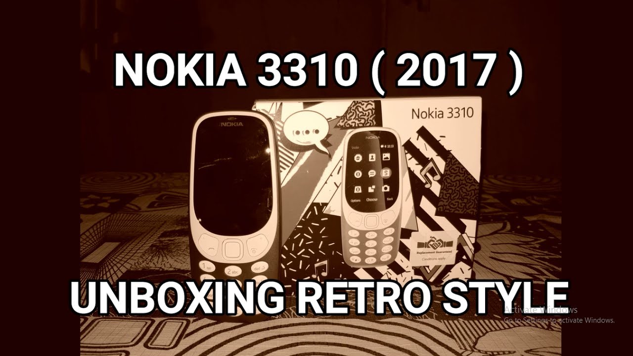 Nokia 3310 ( 2017 ) Unboxing Retro Style