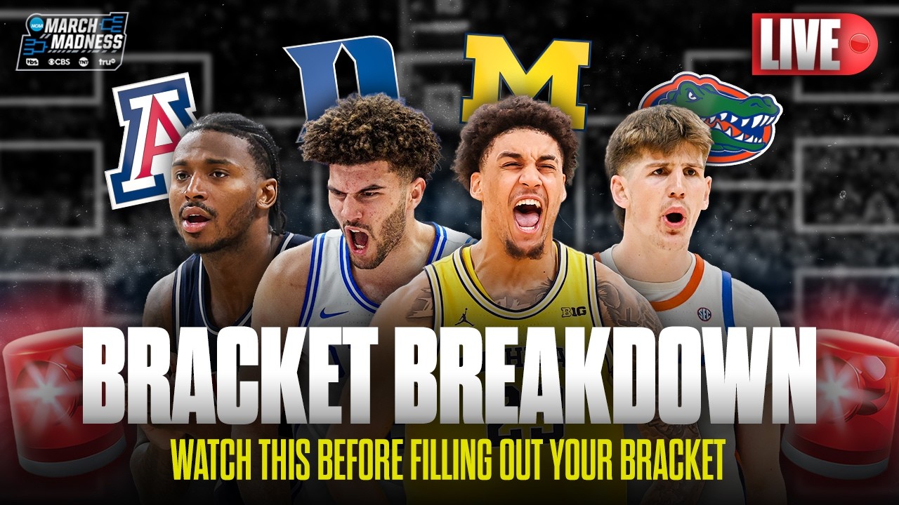 March Madness Full Bracket Reveal LIVE 🚨 | Real-time advice, expert picks, winners & losers ✅