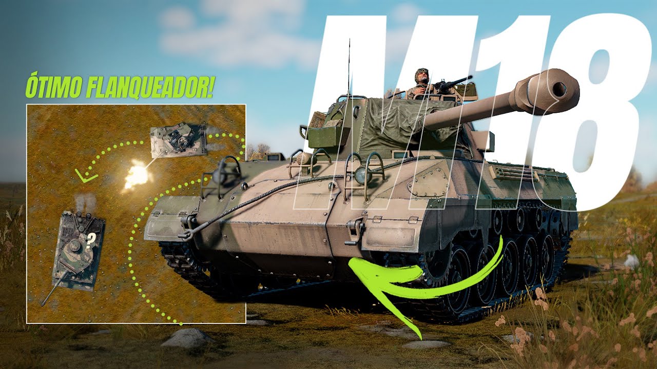Pensa num tanque BOM para SURPREENDER os inimigos! - War thunder