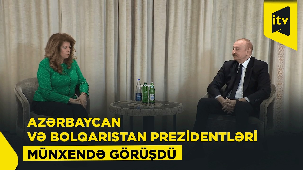 Prezident İlham Əliyev Münxendə Bolqarıstan Prezidenti ilə görüşdü