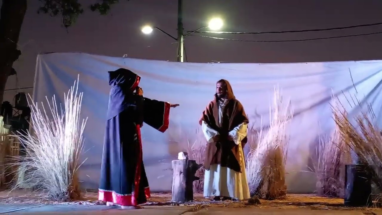 Tentación de Jesús en el decierto inicio de la cuaresma ⚜️🪻2026⚜️🪻