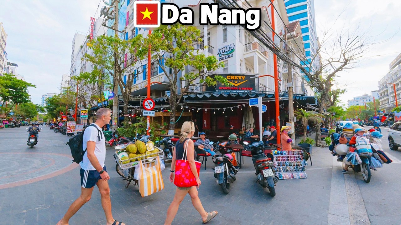 Real Life & Atmosphere of An Thuong Tourist Streets DA NANG VIETNAM Walking Tour in 6th March 2026