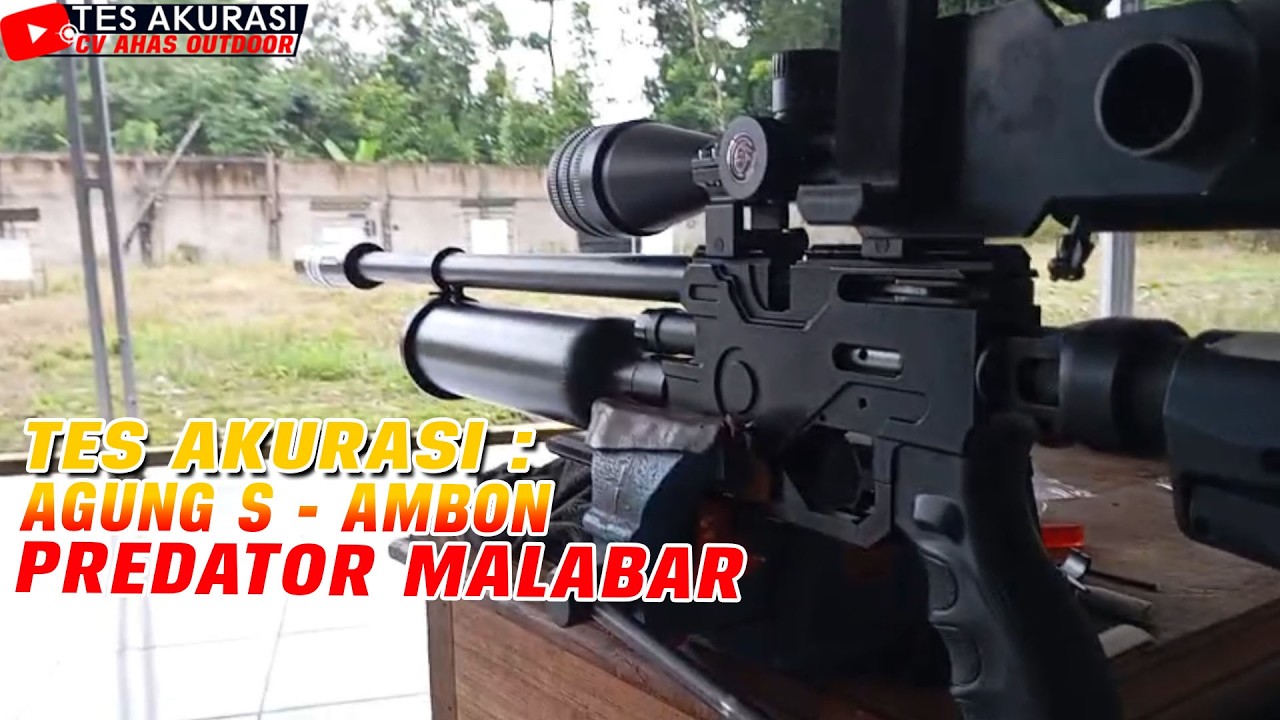 TES AKURASI SENAPAN ANGIN PREDATOR MALABAR PESANAN BOS AGUNG S, AMBON