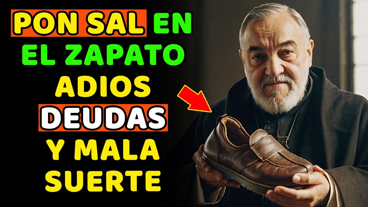 Padre P&iacute;o: Coloca sal en tus zapatos antes de salir y observa lo que sucede