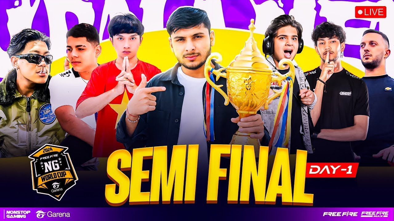 SEMI FINAL DAY - 1/2🔥 FULL MAP TOURNAMENT 🏆 DO OR DIR MATCHES 🤯  @ROCKYRDX