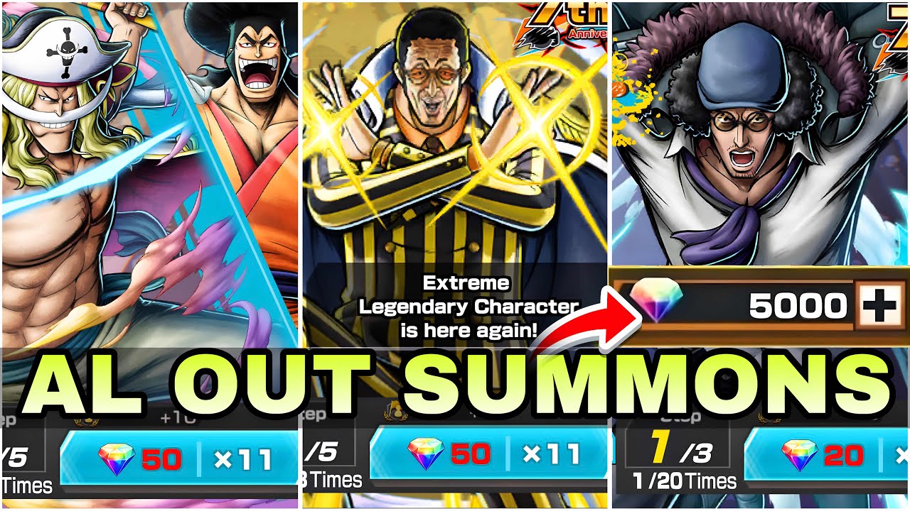 I Summoned On All Banners Together And This Happened! In One Piece Bounty Rush | OPBR