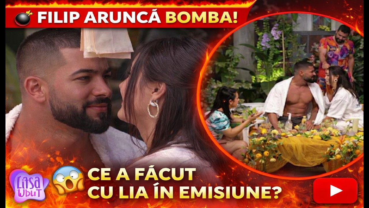 Filip arunca Bombă și spune câte prostii a făcut cu Lia în Emisiune