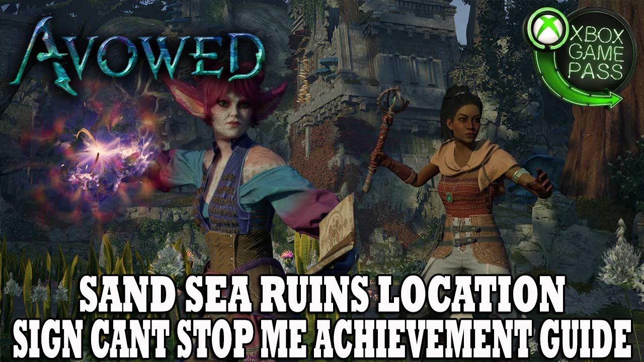 Avowed | Sand Sea Ruins Warning Lever Location | That Sign Can't Stop Me&nbsp;Achievement Guide