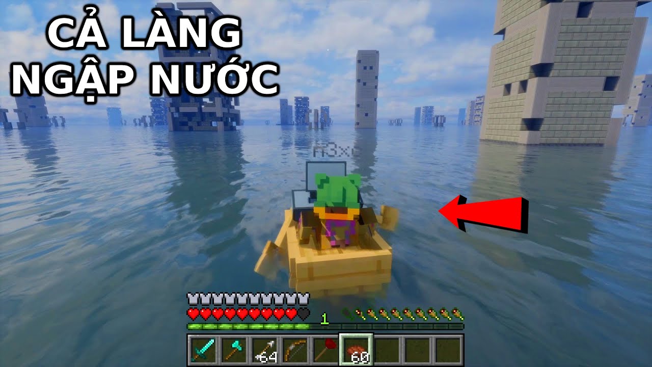 L&Agrave;NG BẤT ỔN CH&Igrave;M TRONG BIỂN NƯỚC | GNDTT | Minecraft 2025 Tập 3