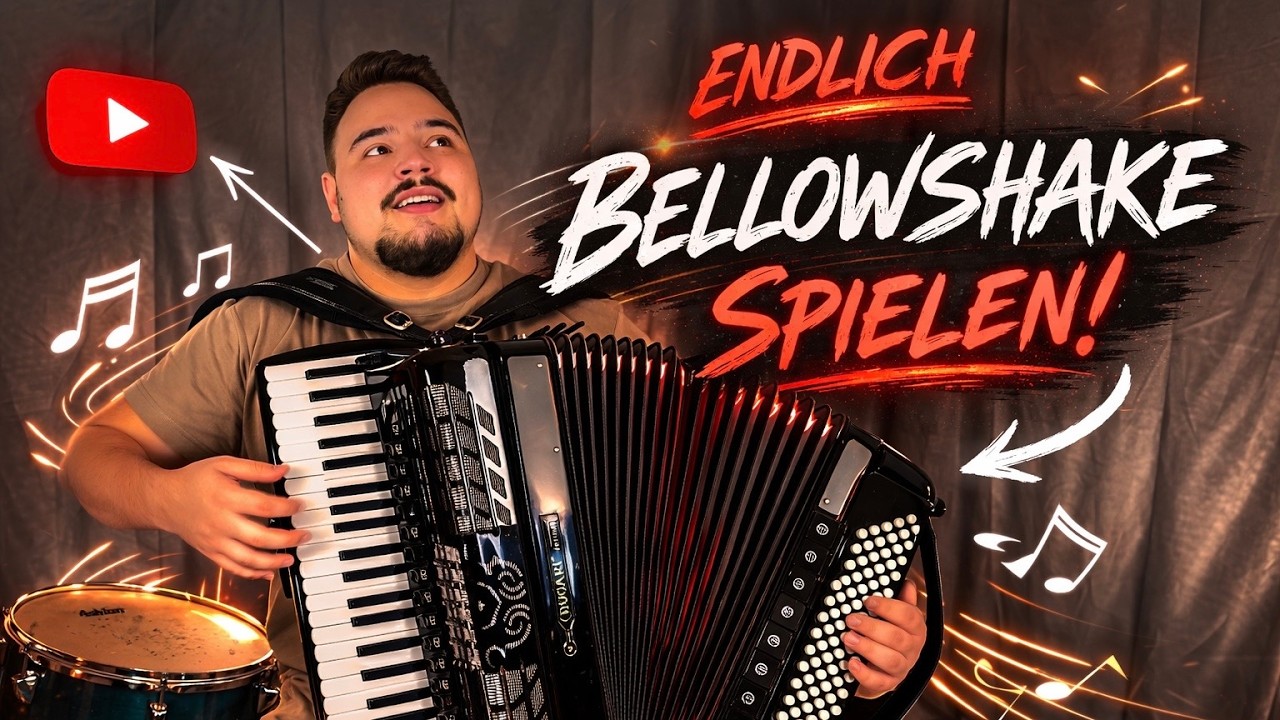 Bellowshake auf dem Akkordeon lernen und verbessern🎵 | Übungen zum Mitmachen (einfach erklärt)