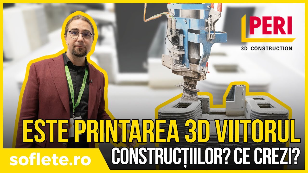 Este PRINTAREA 3D VIITORUL construcțiilor?