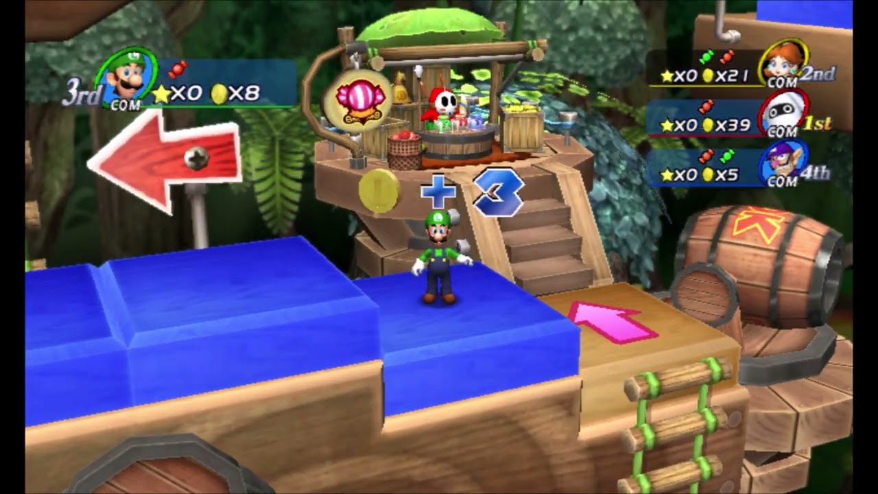 Automatic Mario Party 8 DK's Treetop Temple Battle Royale 50 Turns