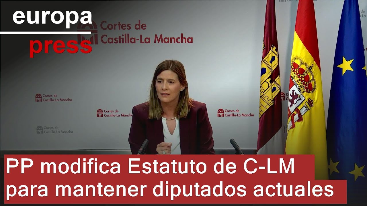 PP enmienda el Estatuto de Autonomía de C-LM para que no se modifique la horquilla de diputados