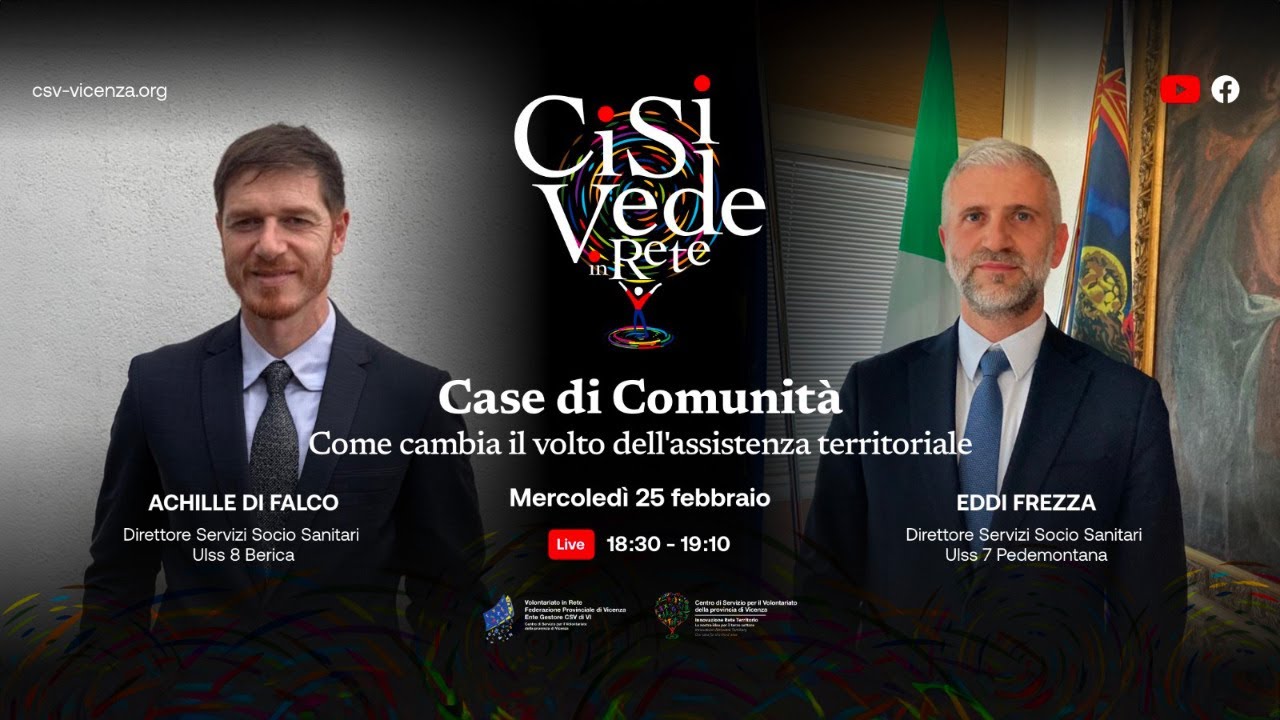 CiSiVede in Rete, secondo incontro - Mercoledì 25 Febbraio - Case di comunità