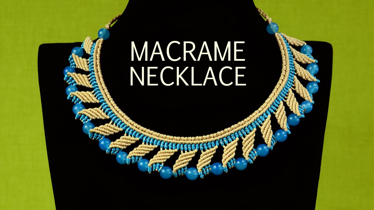 Nefertiti Macramé Necklace Tutorial | Macrame School