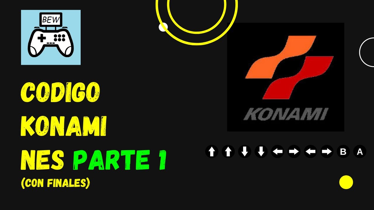 Código Konami (con finales) - NES Parte 1