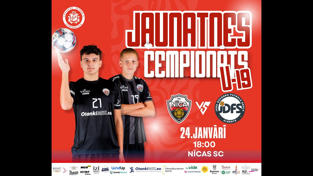 FK Nīca/OtankiMill - JDFS Alberts | Latvijas Jaunatnes U-19 čempionāts telpu futbolā
