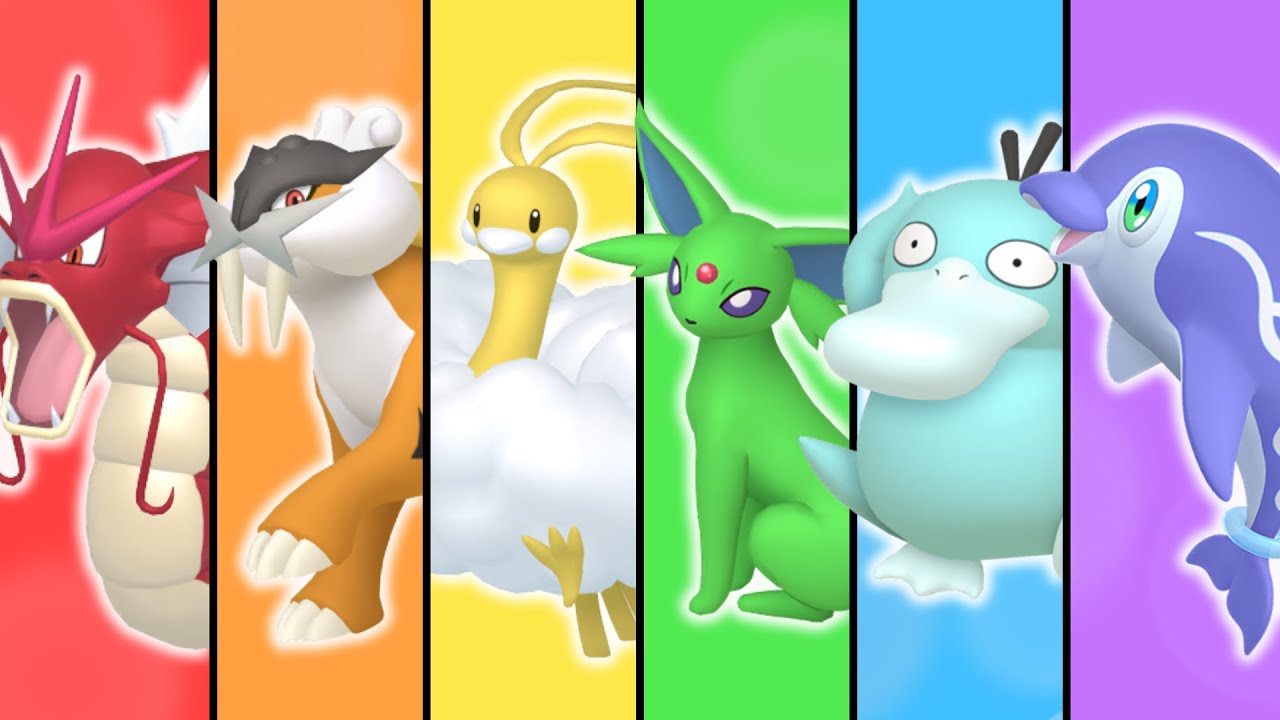 Hunting for a RAINBOW of Shiny Pokemon !! 🌈