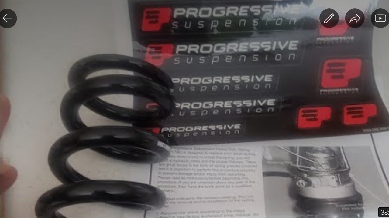 Time to put the Progressive Heavy Duty rear spring on the 2013 Honda GoldWing GL 1800 F6B