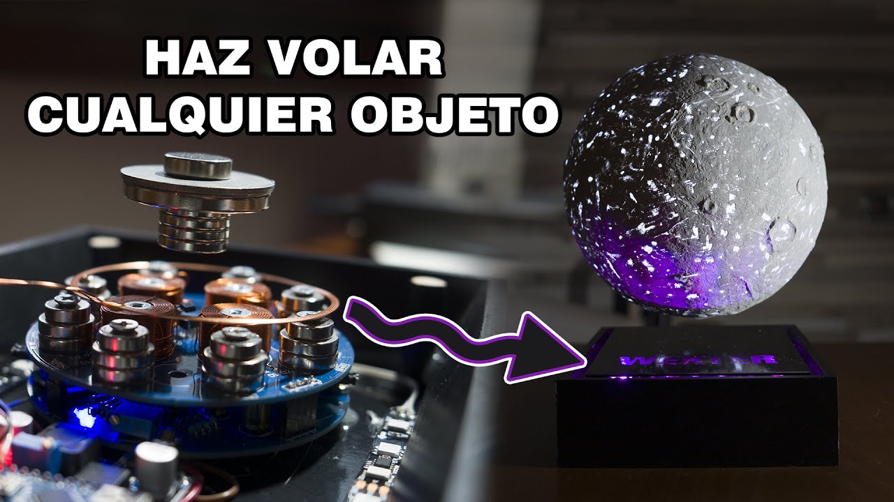 LÁMPARA de LUNA FLOTANTE DIY | LEVITACIÓN MAGNÉTICA