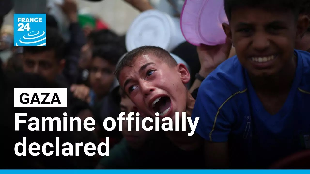 UN declares famine in Gaza, first ever in Middle East • FRANCE 24 English