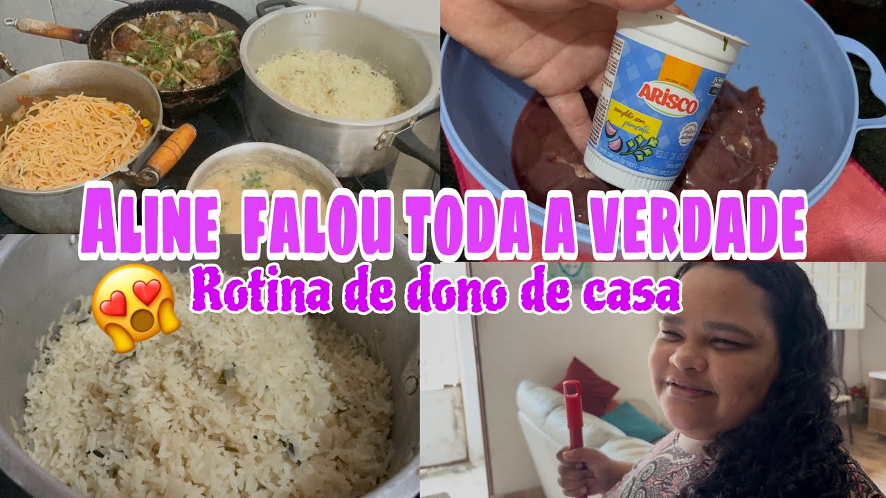 ALINE FALOU TODA A VERDADE/ VLOG/ rotina de dono de casa 🏡 