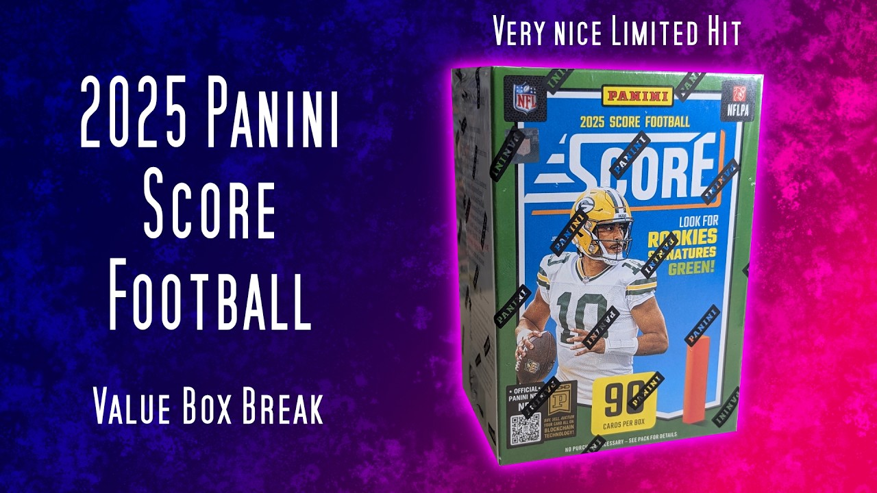 You Maye Want to See This Hit – 2025 Panini Score Football Blaster Box Break
