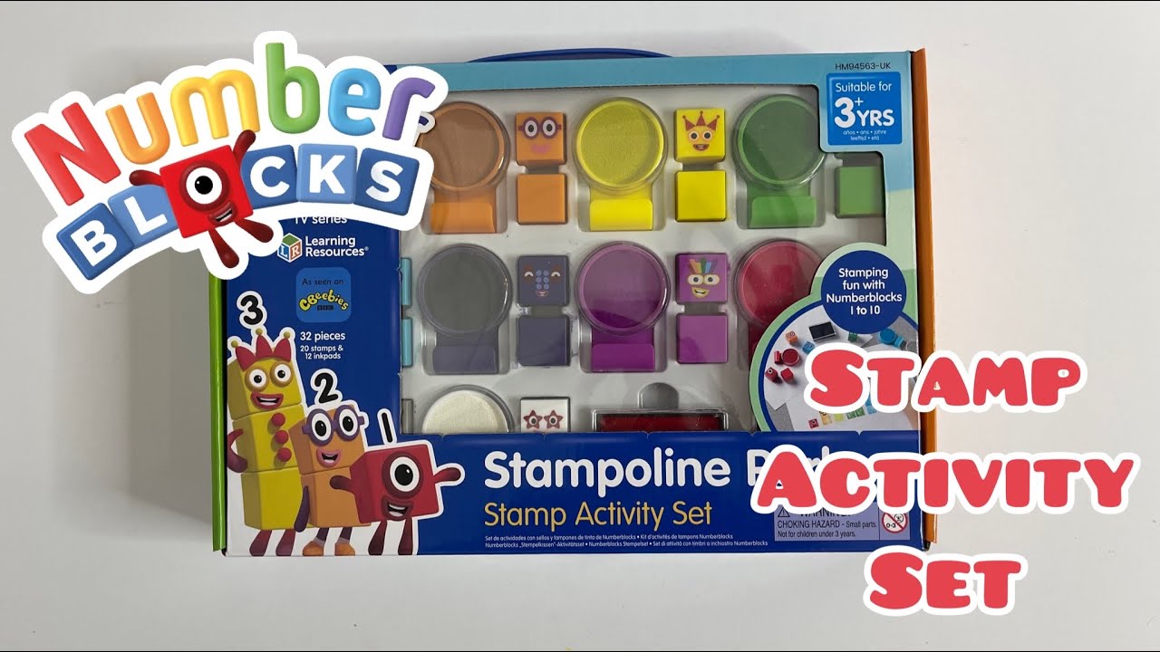 Unboxing Numberblocks stamp activity pack 1-10 !!