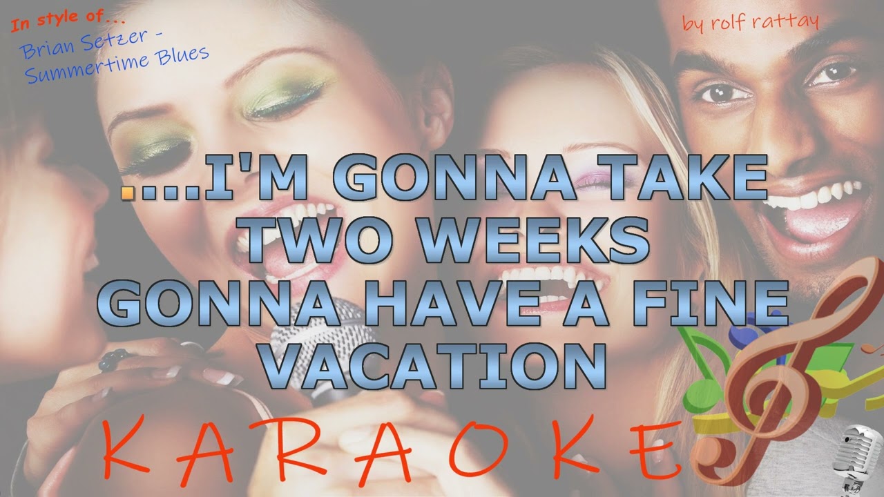 Brian Setzer - Summertime Blues - Instrumental and Karaoke