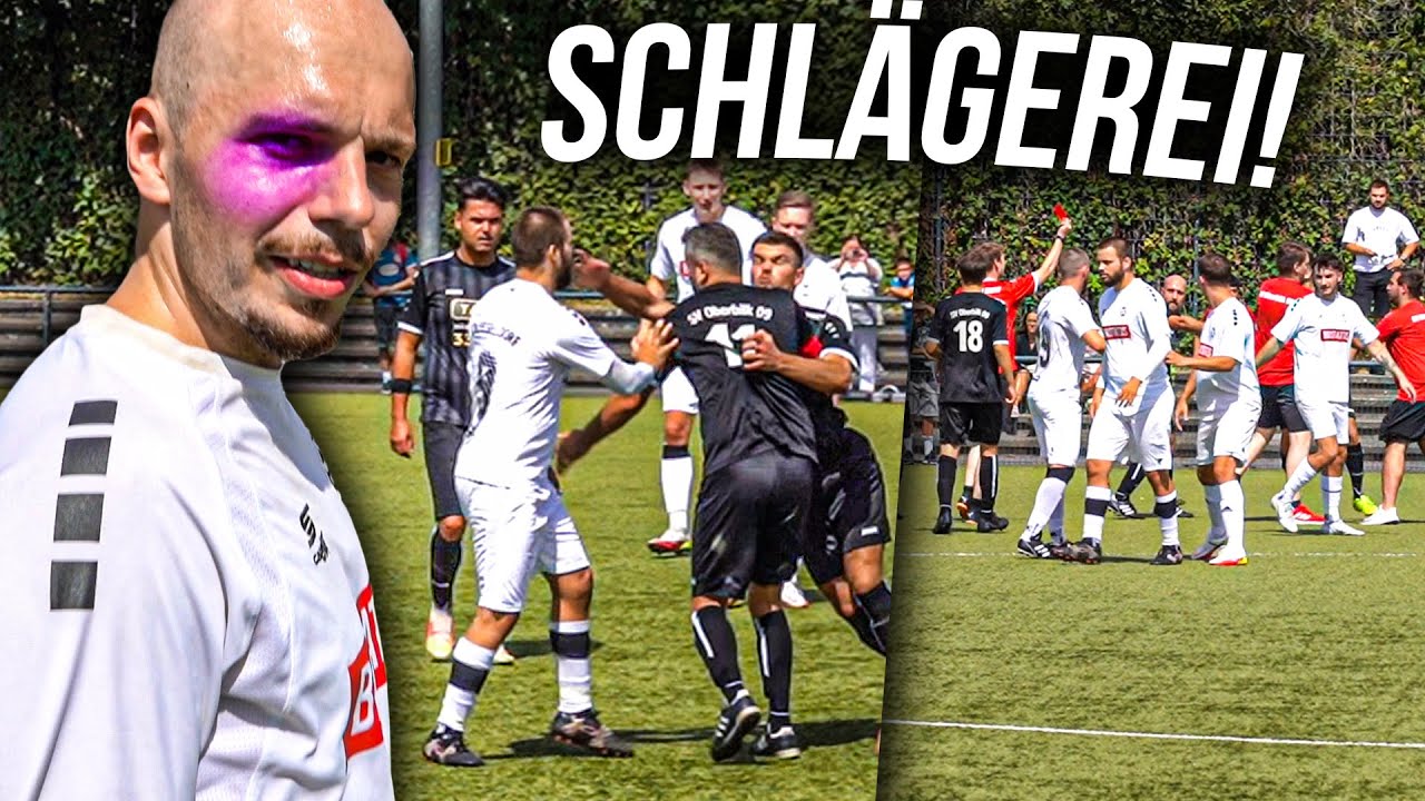 SCHL&Auml;GEREI BEI UNSEREM KREISLIGA DERBY SPIEL! *Spielabbruch?!*
