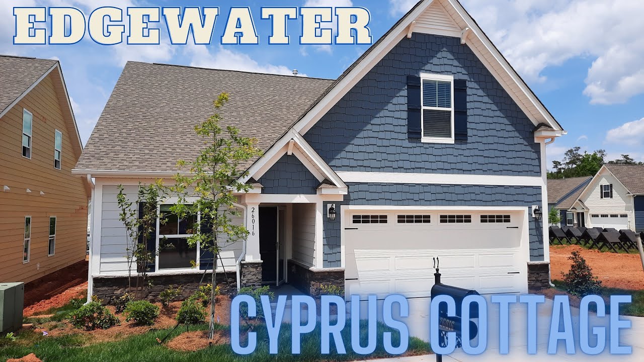 2022 Edgewater. True Homes. Cottages. Cyprus. New homes in Lancaster SC (some amenities at the end)
