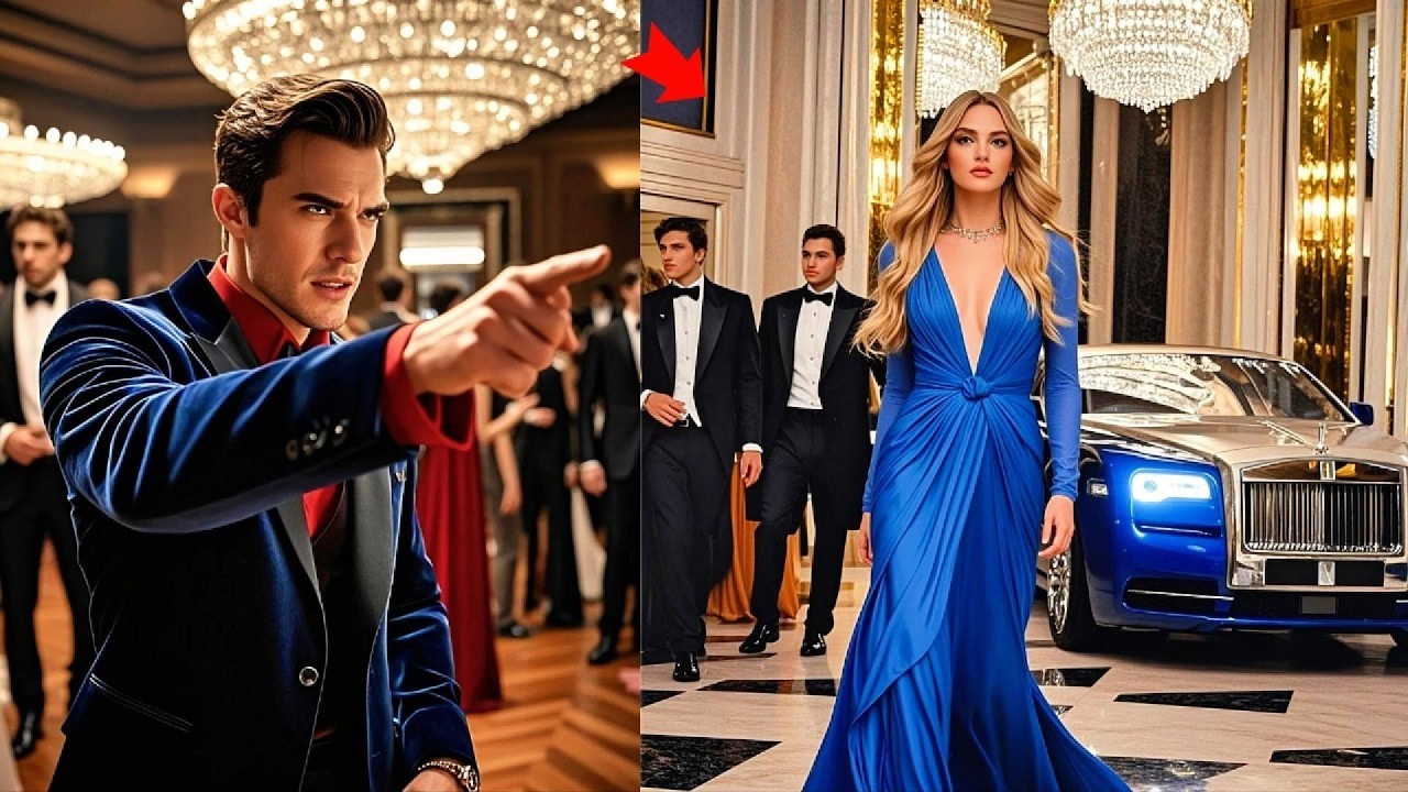 Echó a su esposa de la fiesta y unos segundos después entró su padre multimillonario secreto, el rey