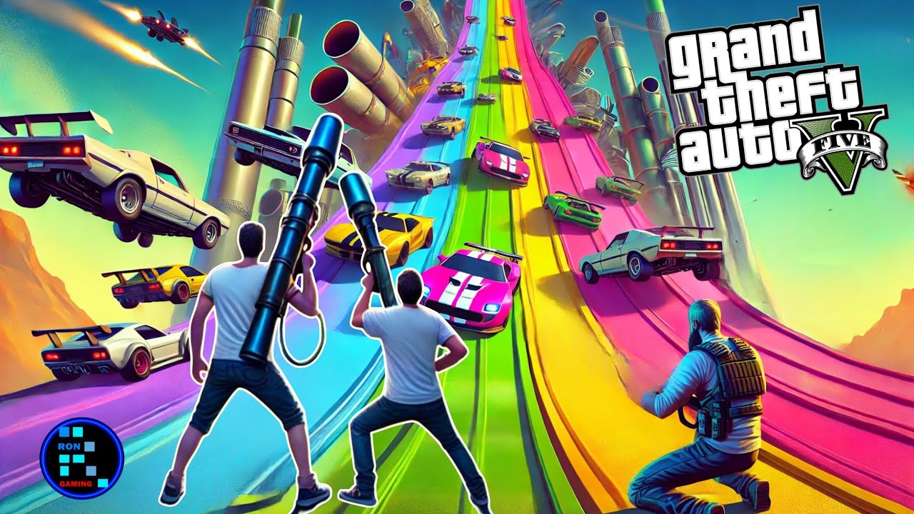 [Hindi] GTA V || RPGS VS CARS SUPER FUNNY MOD