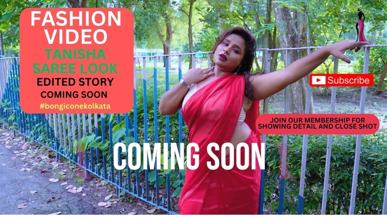 Tanisha Saree look edited verson #youtube #saree #mallu #bongbeauty #youtubeshorts #shorts #ytshorts
