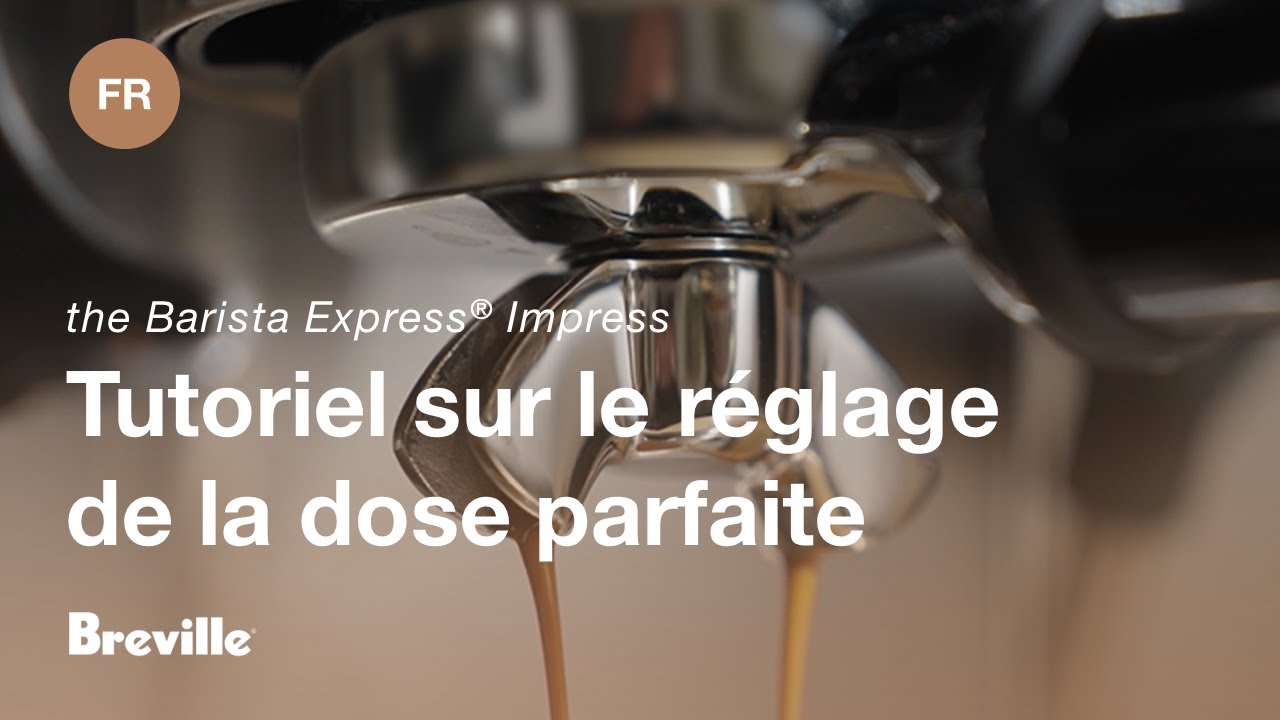 Breville.ca | Comment ajuster la dose d'espresso sur la Barista Express® Impress | Breville CA-FR