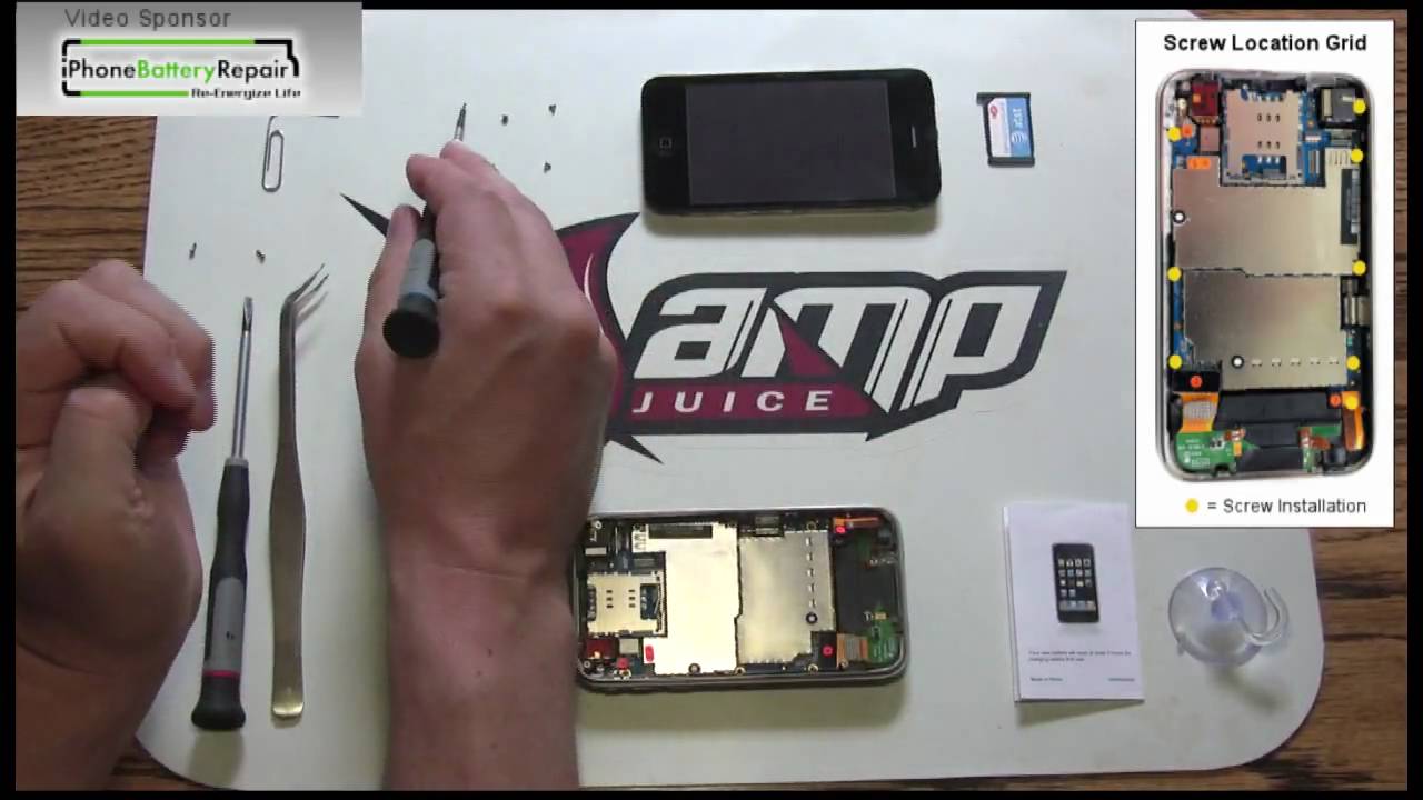 iPhone 3Gs Battery Replacement by AmpJuice.com