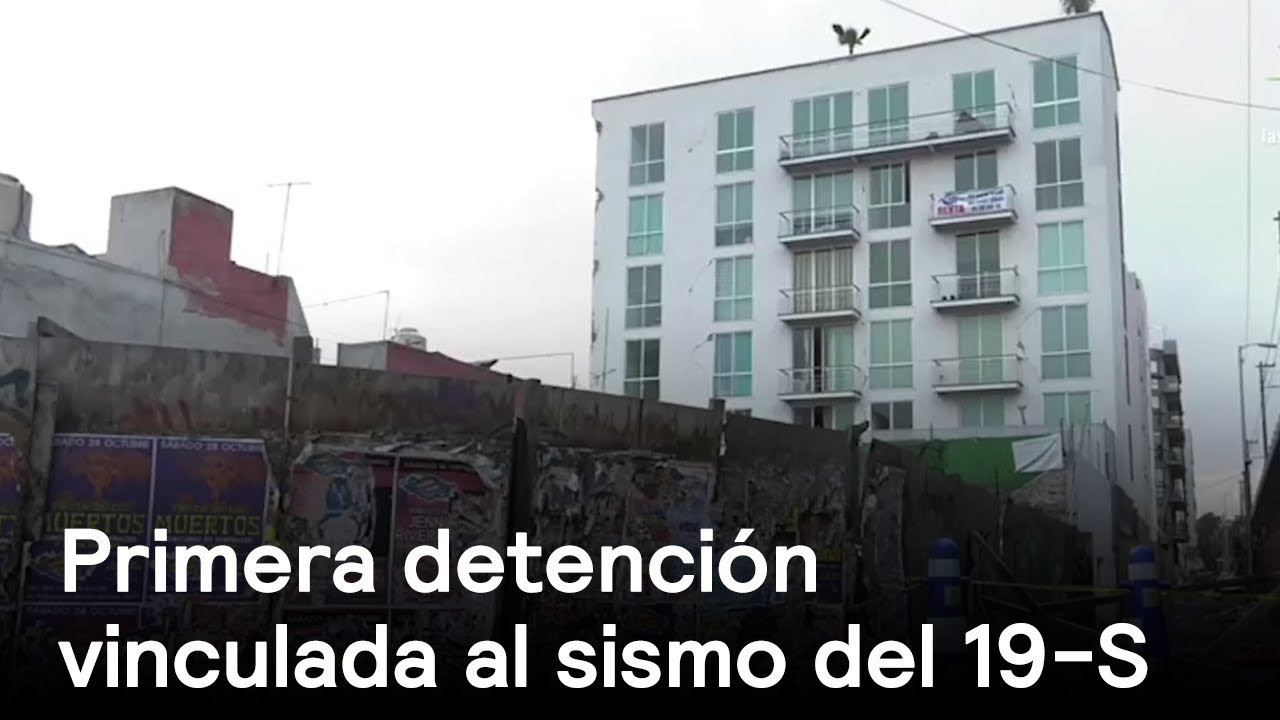 Detienen a due&ntilde;o de edificio nuevo que colaps&oacute; en Portales - sismo - En Punto con Denise Maerker