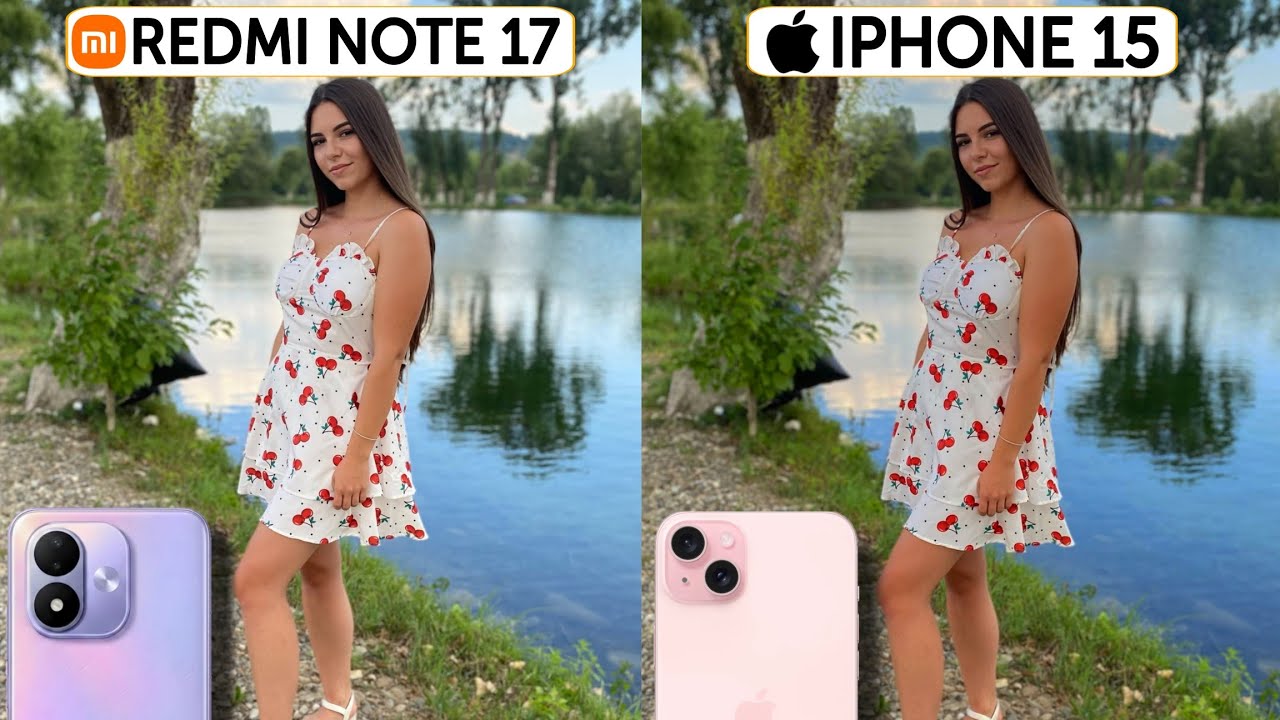 Сравнение камер: Redmi Note 17 5G против iPhone 15